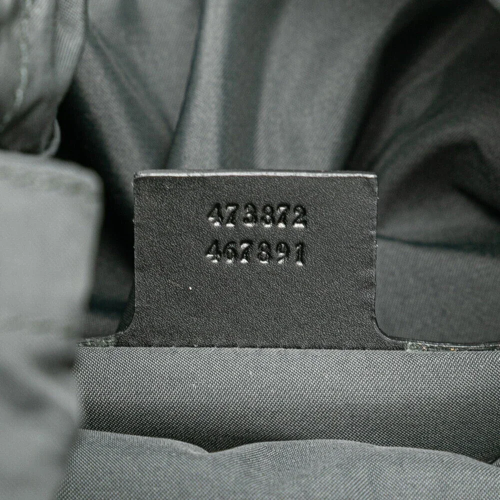GUCCI Black Leather Backpack